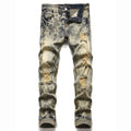 Jeans Retro Patch Distressed