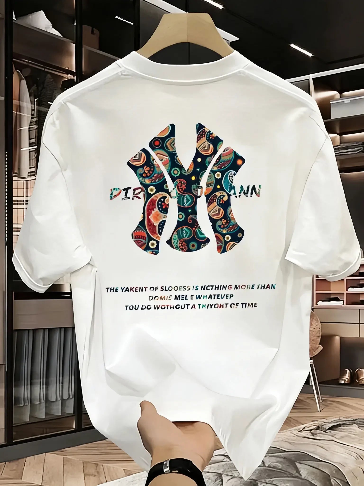 Camiseta Urban Summer Print Loose