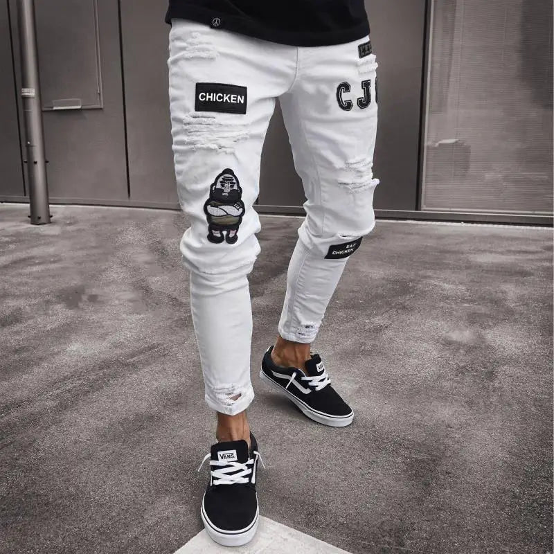 Jeans Skinny Vintage Ripped