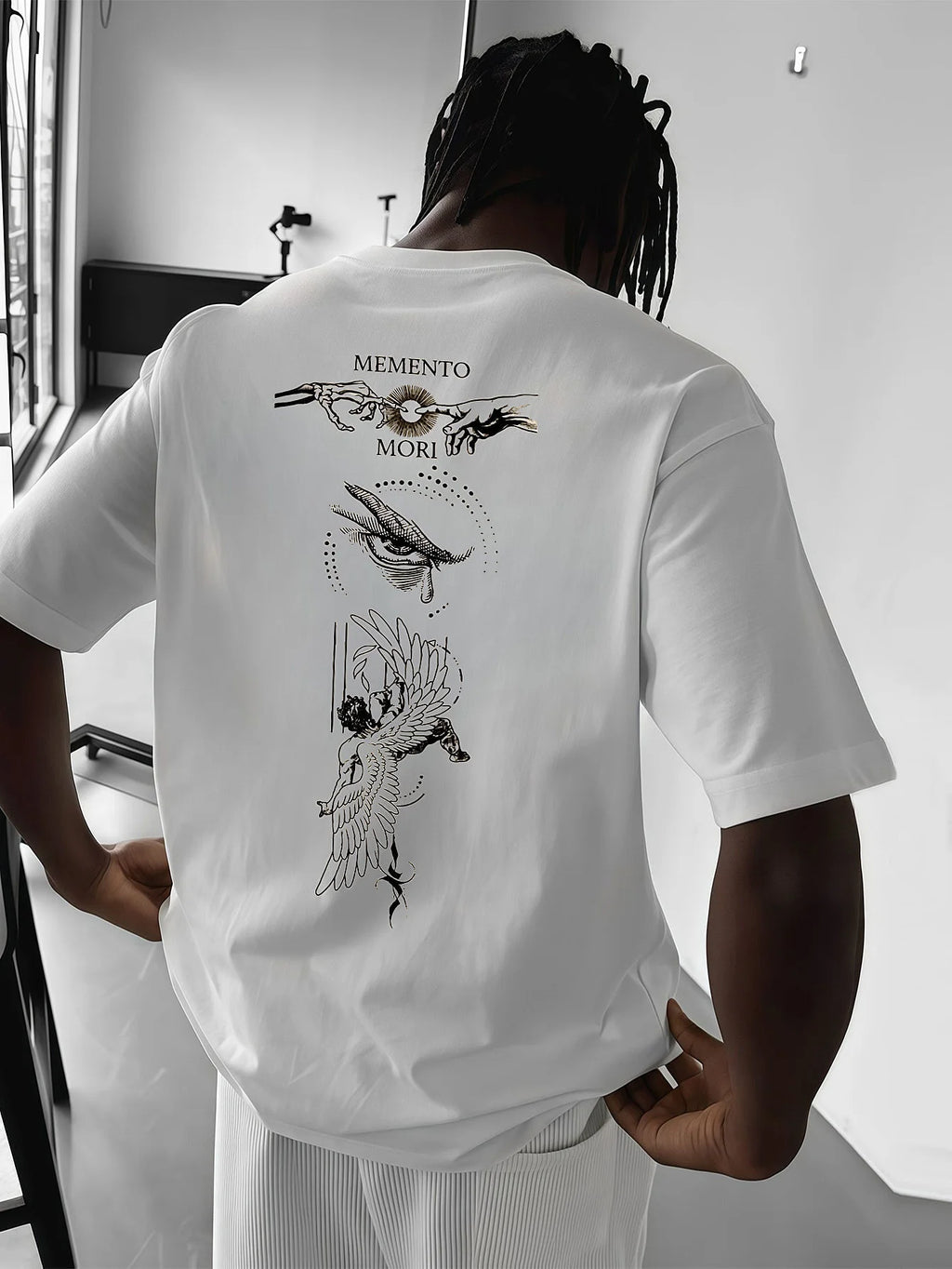 Camiseta Urban Flower Letter
