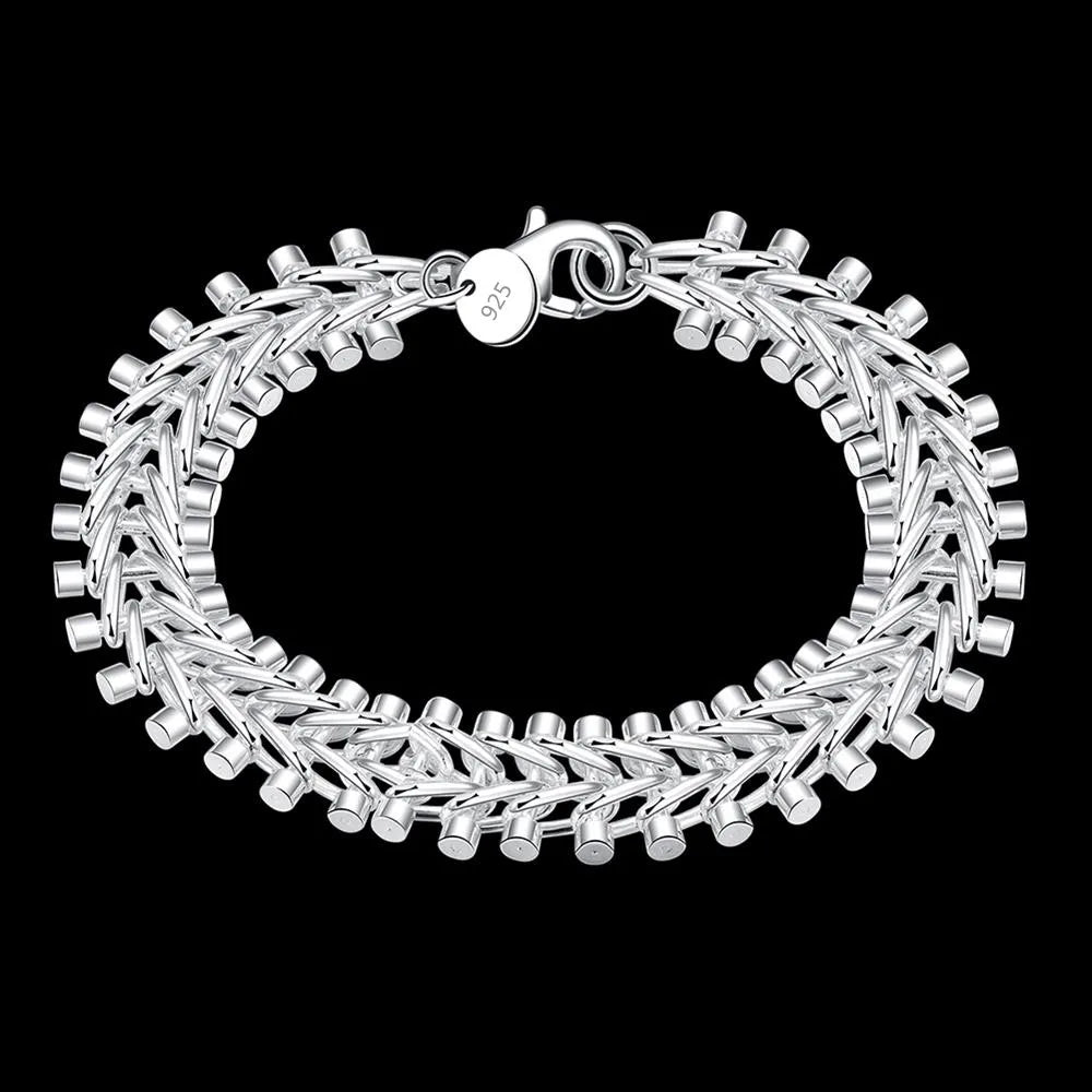 Pulseira Fish Bone Prata