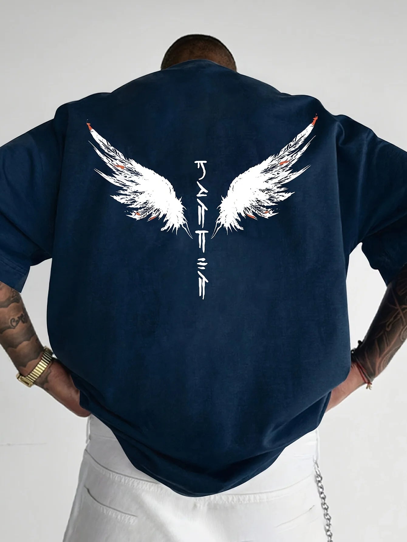 Camiseta Urban Wing Pattern Cotton