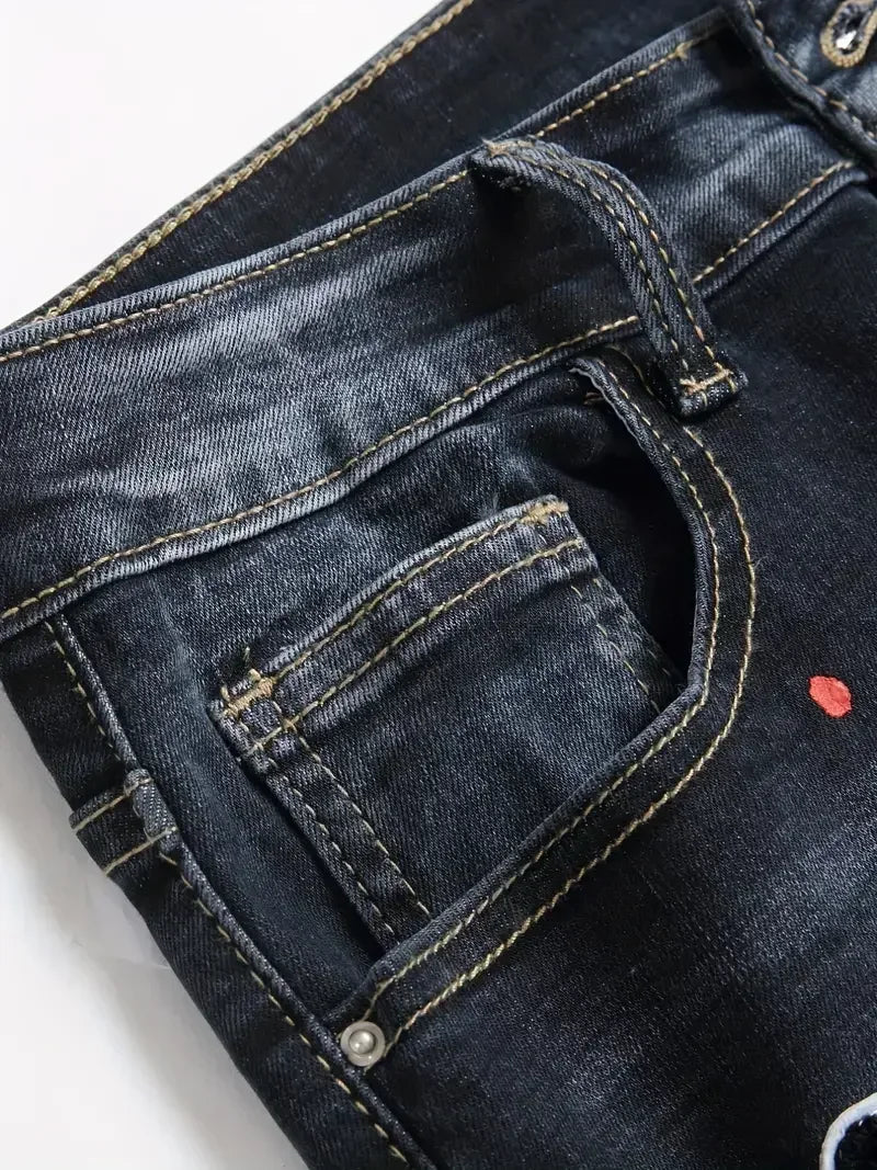 Jeans Y2K Hip Hop Stretch