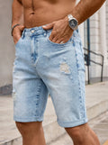 Short Denim Ripped Urban Edge
