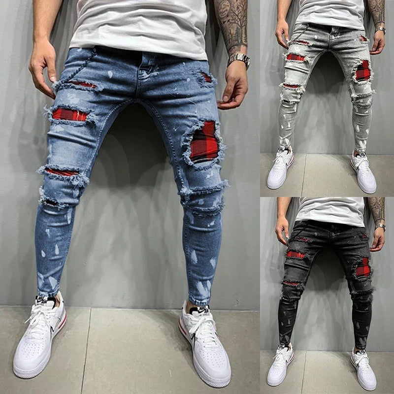 Jeans Skinny Vintage Ripped